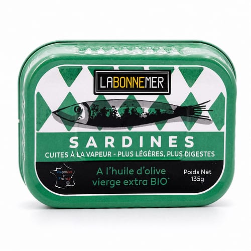 Ferrigno La Bonne Mer Sardinen mit Bio-Olivenöl 135g 95 Gramm Abtropfgewicht Produktbild