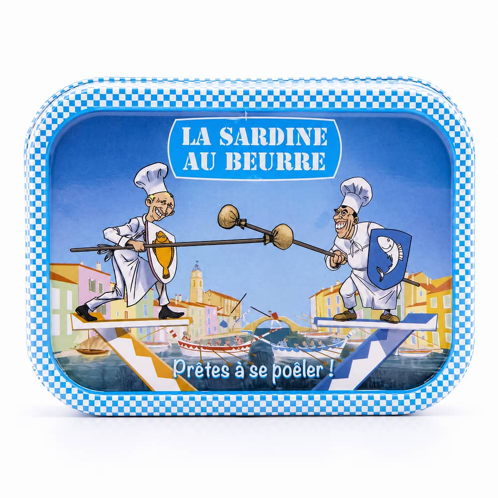Ferrigno La Bonne Mer Sardinen mit Butter und Fleur de sel aus Camargue (zum Braten) 115g 115 Gramm Produktbild