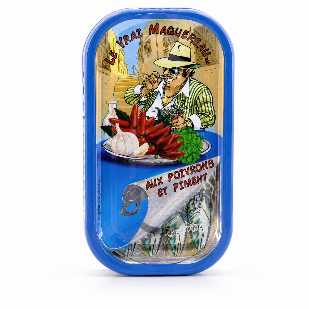 Ferrigno Makrelenfilet mit Paprika und Piment (Les belles de Marseille) 125g 78 Gramm Abtropfgewicht Produktbild