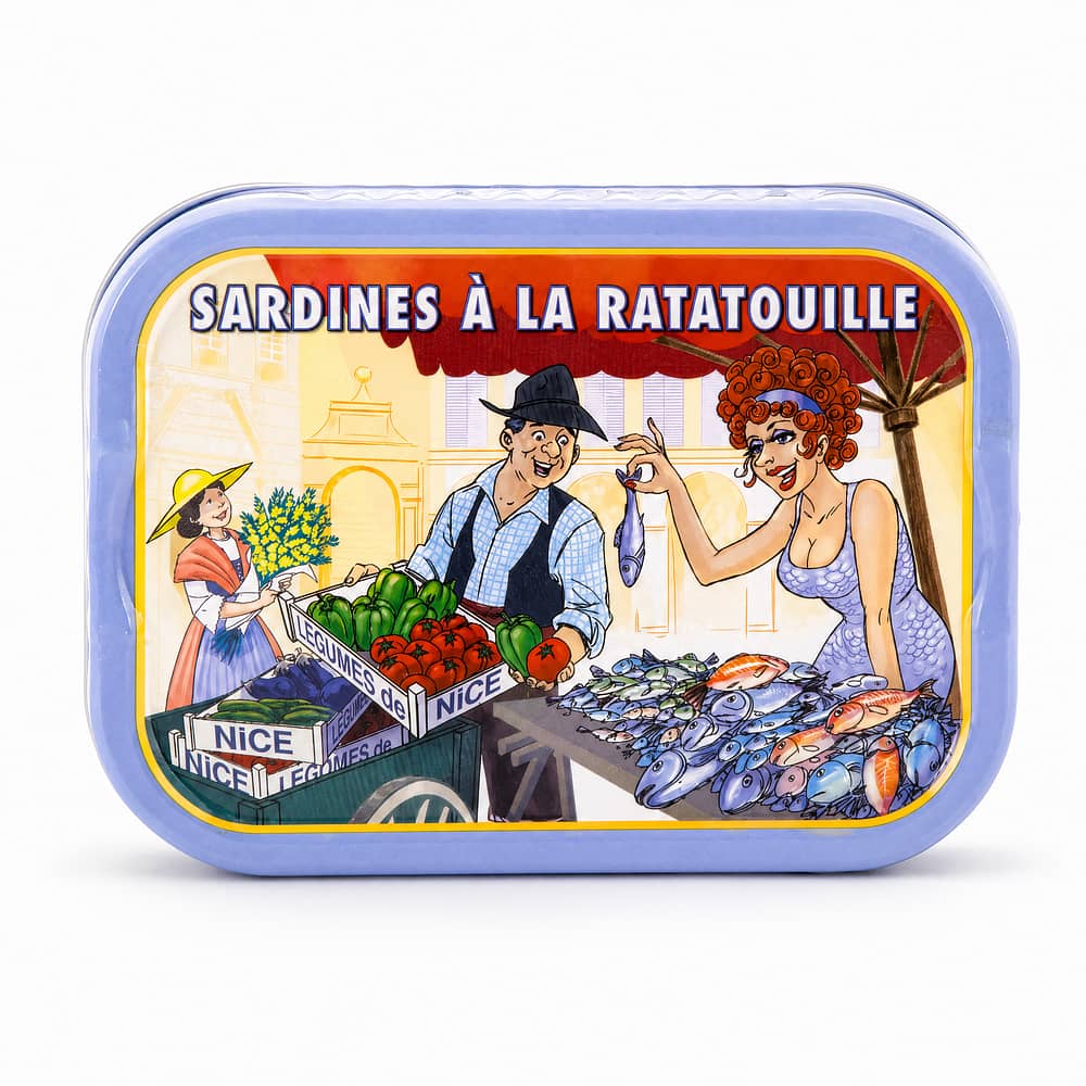 Ferrigno Sardinen Ratatouille 115g 65 Gramm Abtropfgewicht Produktbild