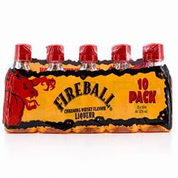 Fireball Cinnamon Whisky Liqueur 10 x 0,05 Miniatur (PET-Flasche) Produktbild