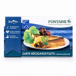 Fontaine Bücklingsfilets in BIO-Sonnenblumenöl 190g Produktbild