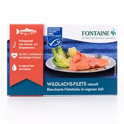 Fontaine Wildlachsfilet naturell 125g Produktbild