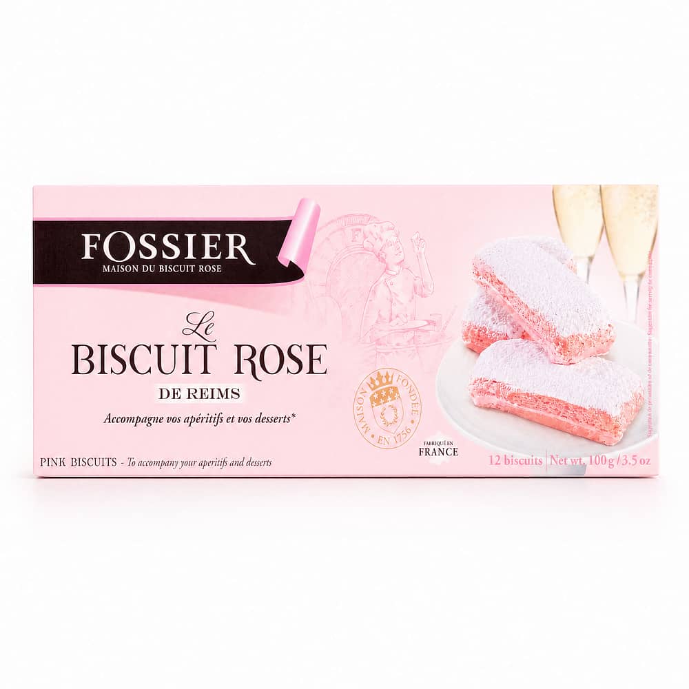 Fossier Le Biscuit Rose Rosa Süßgebäck aus Reims 100 Gramm Produktbild