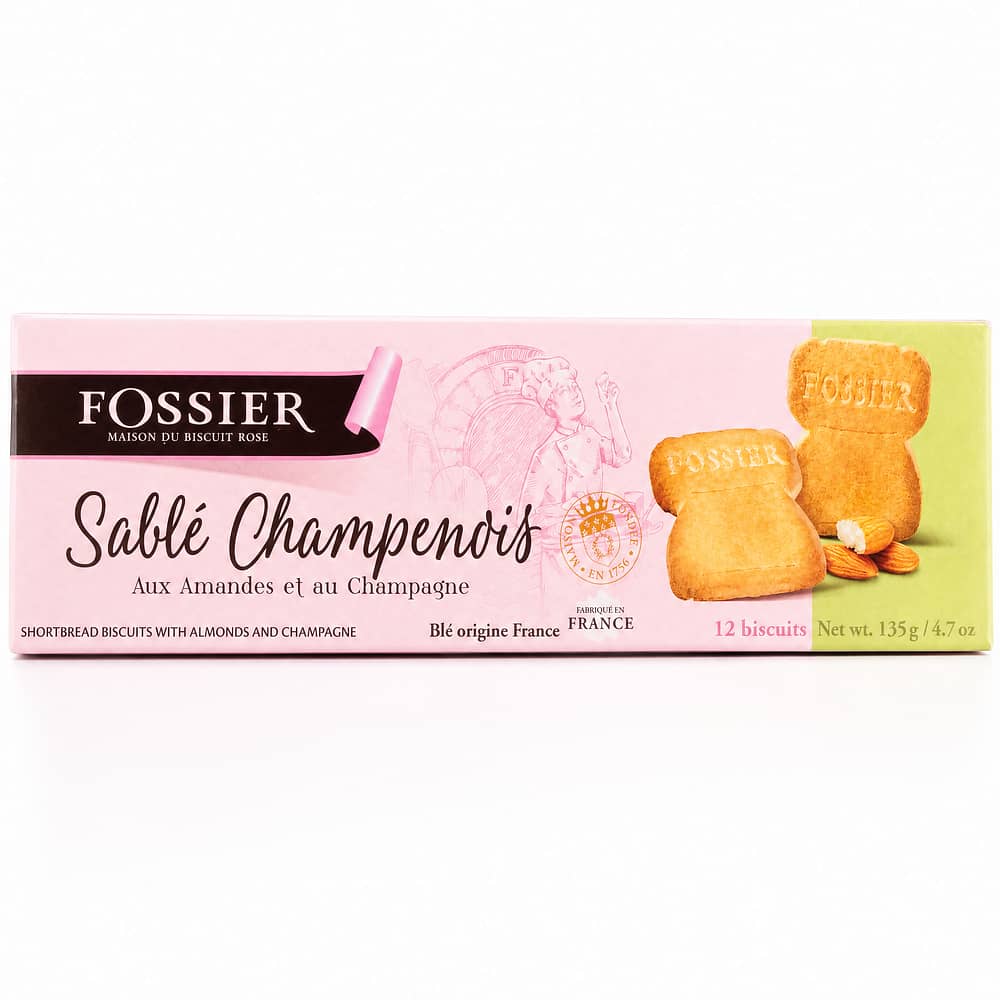 Fossier Sablé Champenois Buttersandgebäck Champagner Art 135 Gramm/ 2.0% vol Produktbild