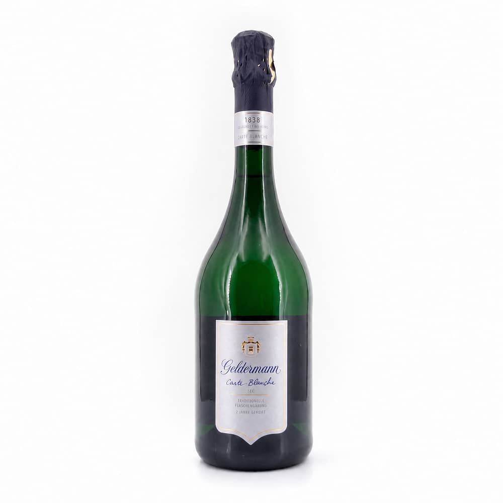 Geldermann Carte Blanche Sec Traditionelle Flaschengärung 2 Jahre gereift (trocken) 0,750 Liter/ 12.0% vol Produktbild