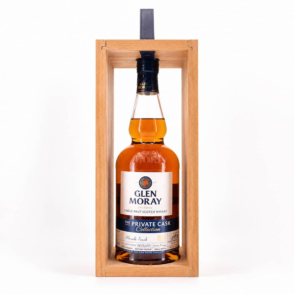 Glen Moray Private Cask Marsala Finish 15 Jahre Cask Strength 0,70 Liter/ 57.6% vol Produktbild