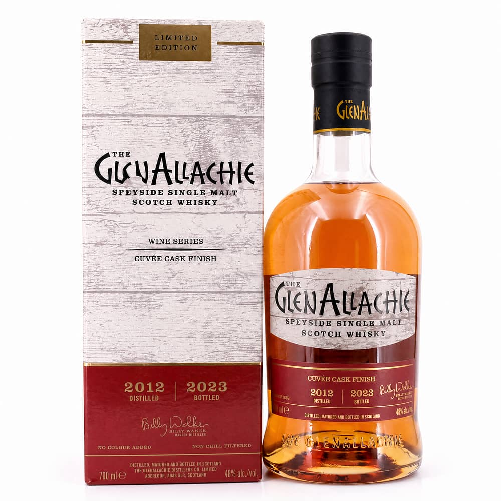 GlenAllachie 10 Jahre Wine Cuvee Barrique Finish Jahrgang 2012 / 2023 0,70 Liter/ 48.0% vol Produktbild