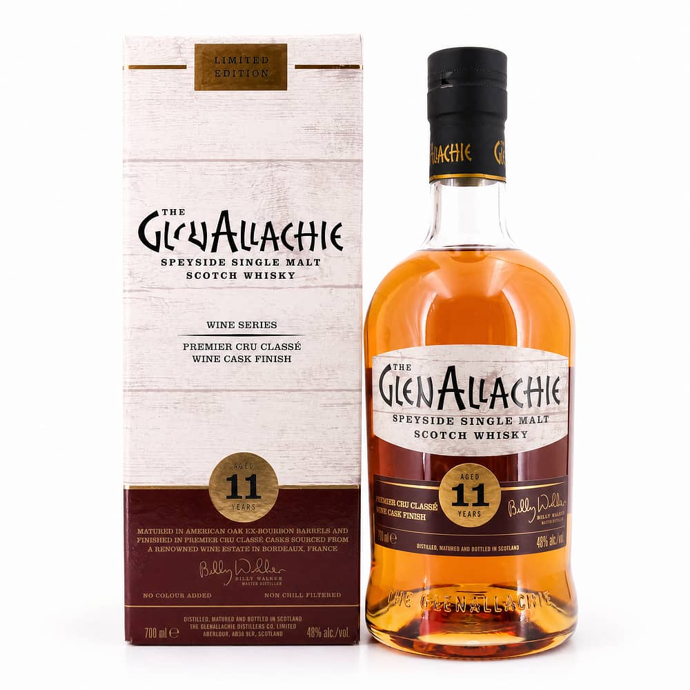 GlenAllachie 11 Jahre Premier Cru Classé Wine Finish 0,70 Liter/ 48.0% vol Produktbild