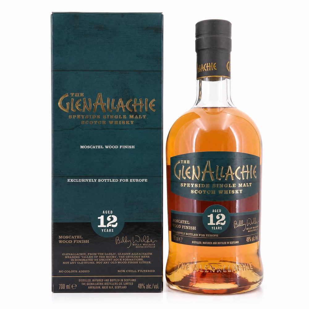 GlenAllachie 12 Jahre Moscatel Wood Finish 0,70 Liter/ 48.0% vol Produktbild