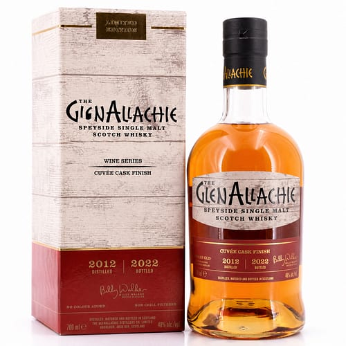 GlenAllachie 9 Jahre Wine Cask Cuvee 2012 / 2022 0,70 Liter/ 48.0% vol Produktbild