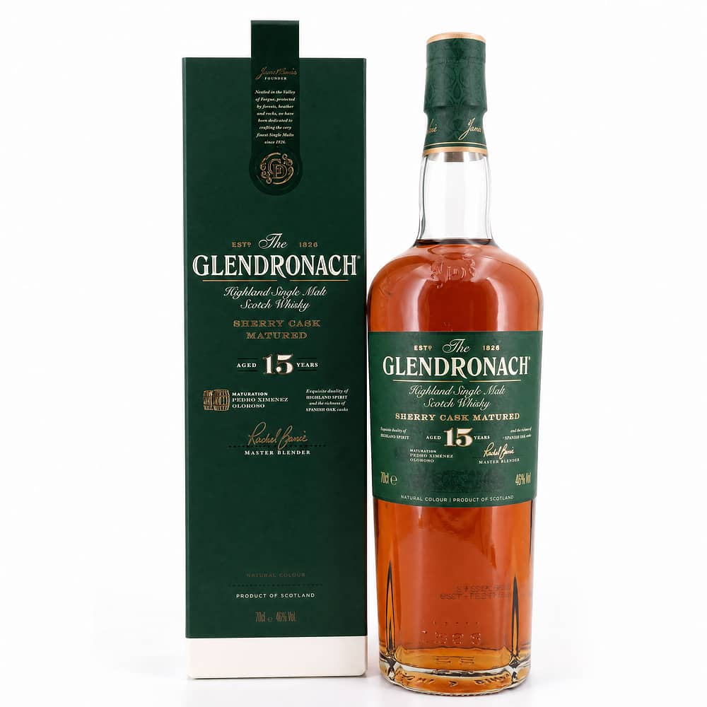 Glendronach 15 Jahre Revival Oloroso Sherry Cask and Petro Ximénz Casks 0,70 Liter/ 46.0% vol Produktbild