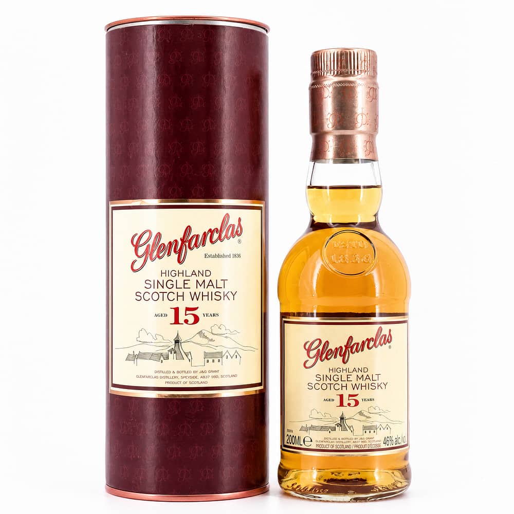 Glenfarclas 15 Jahre Midi 0,20 Liter/ 46.0% vol Produktbild