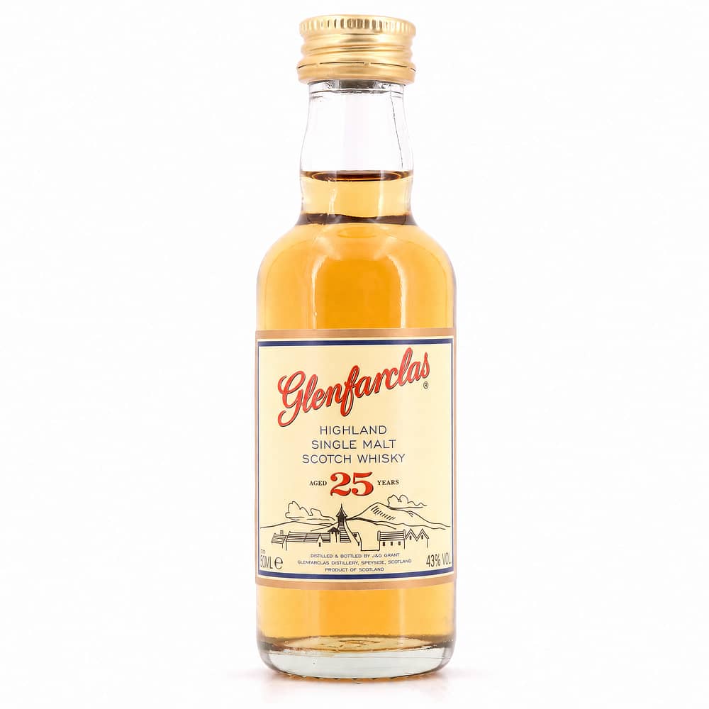 Glenfarclas 25 Jahre Miniatur 0,050 Liter/ 43.0% vol Produktbild