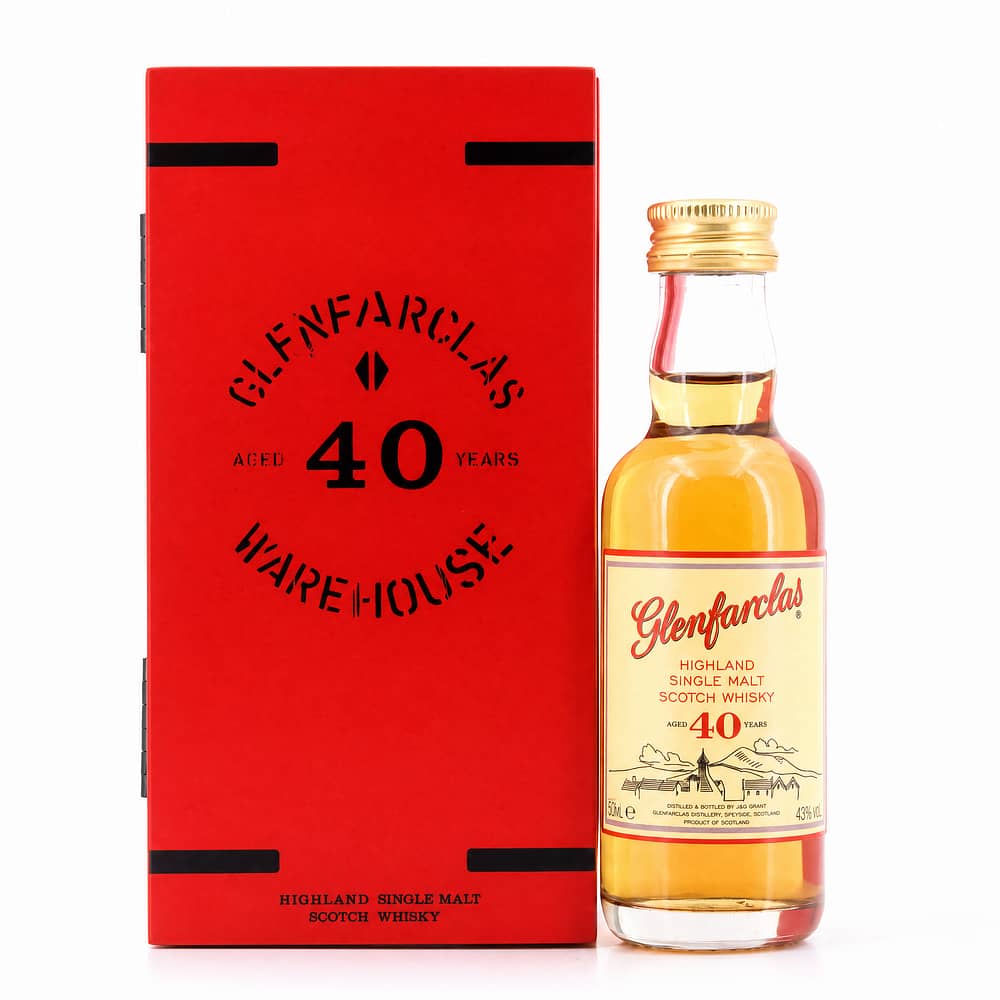 Glenfarclas 40 Jahre Miniatur 0,050 Liter/ 43.0% vol Produktbild