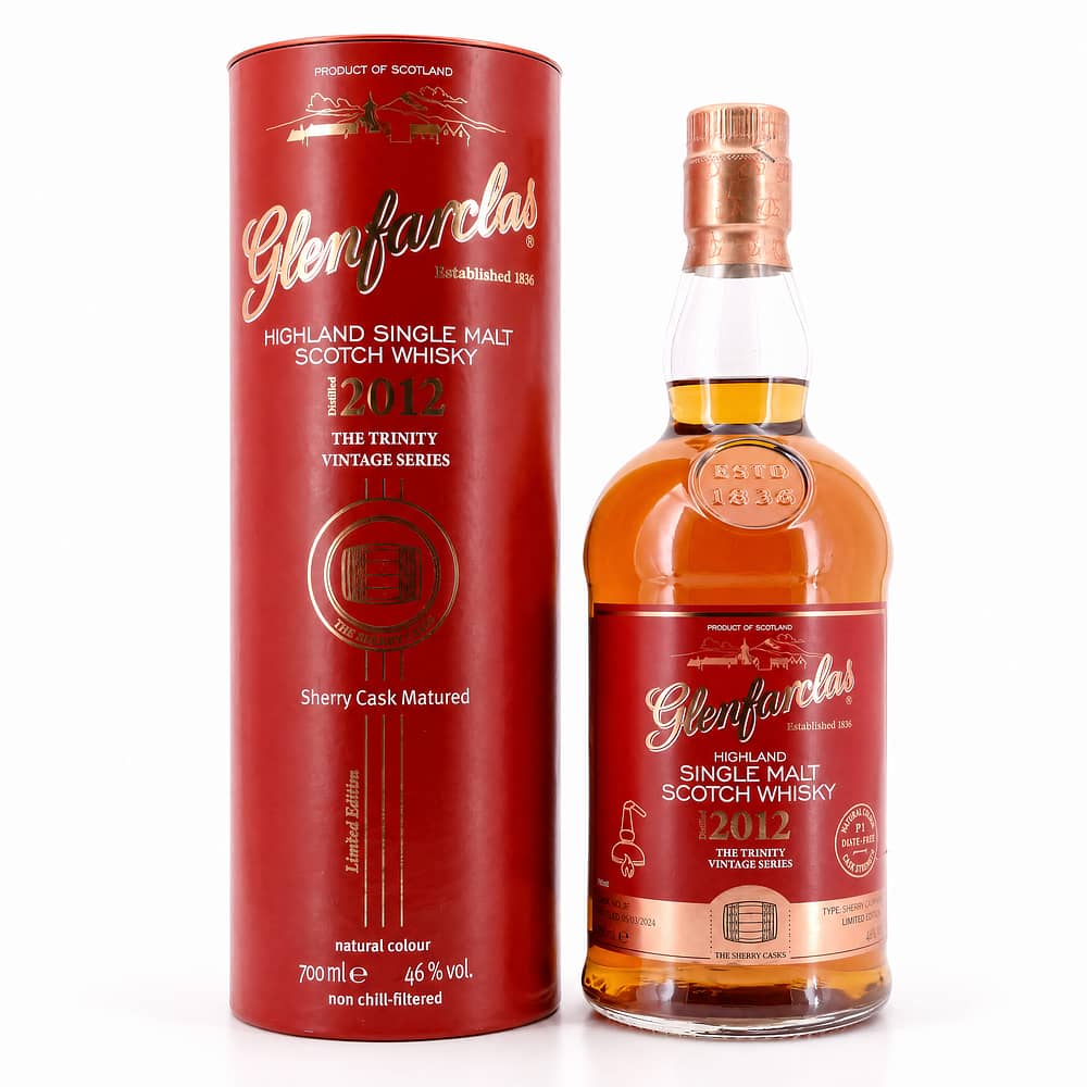 Glenfarclas The Trinity Vintage Series 2012 Sherry Casks Limited Edition No.1 0,70 Liter/ 46.0% vol Produktbild
