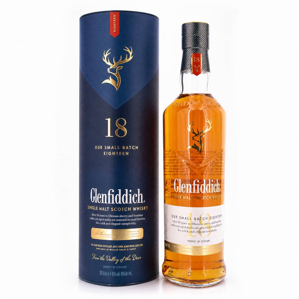 Glenfiddich 18 Jahre Our Small Batch 0,70 Liter/ 40.0% vol Produktbild