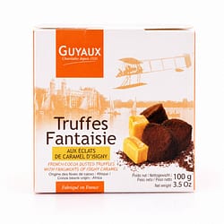 Guyaux Truffes Fantaisie mit Karamell-Stückchen Kakaokonfekt Produktbild