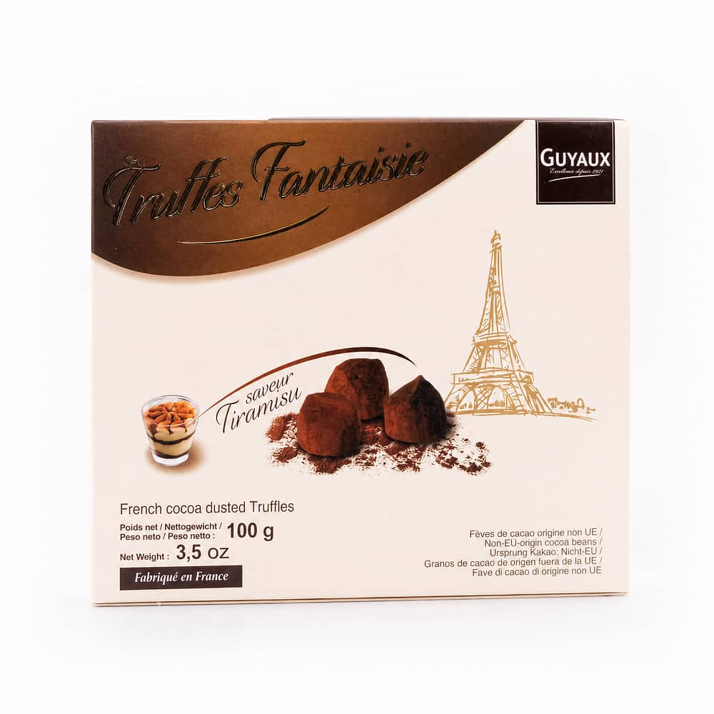 Guyaux Truffes Fantaisie Tiramisu-Geschmack Kakaokonfekt 100 Gramm Produktbild