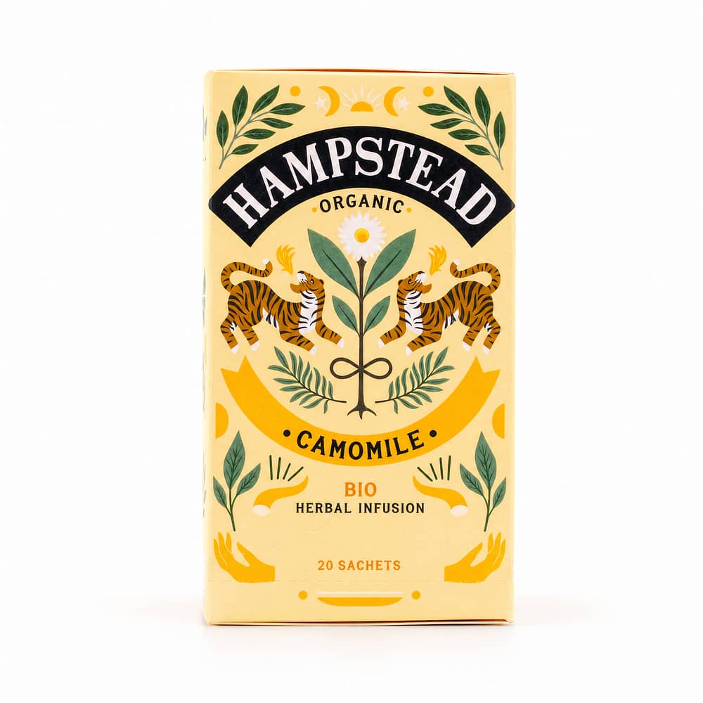 Hampstead Tea BIO Care for you Camomile 20 Teebeutel 25 Gramm Produktbild