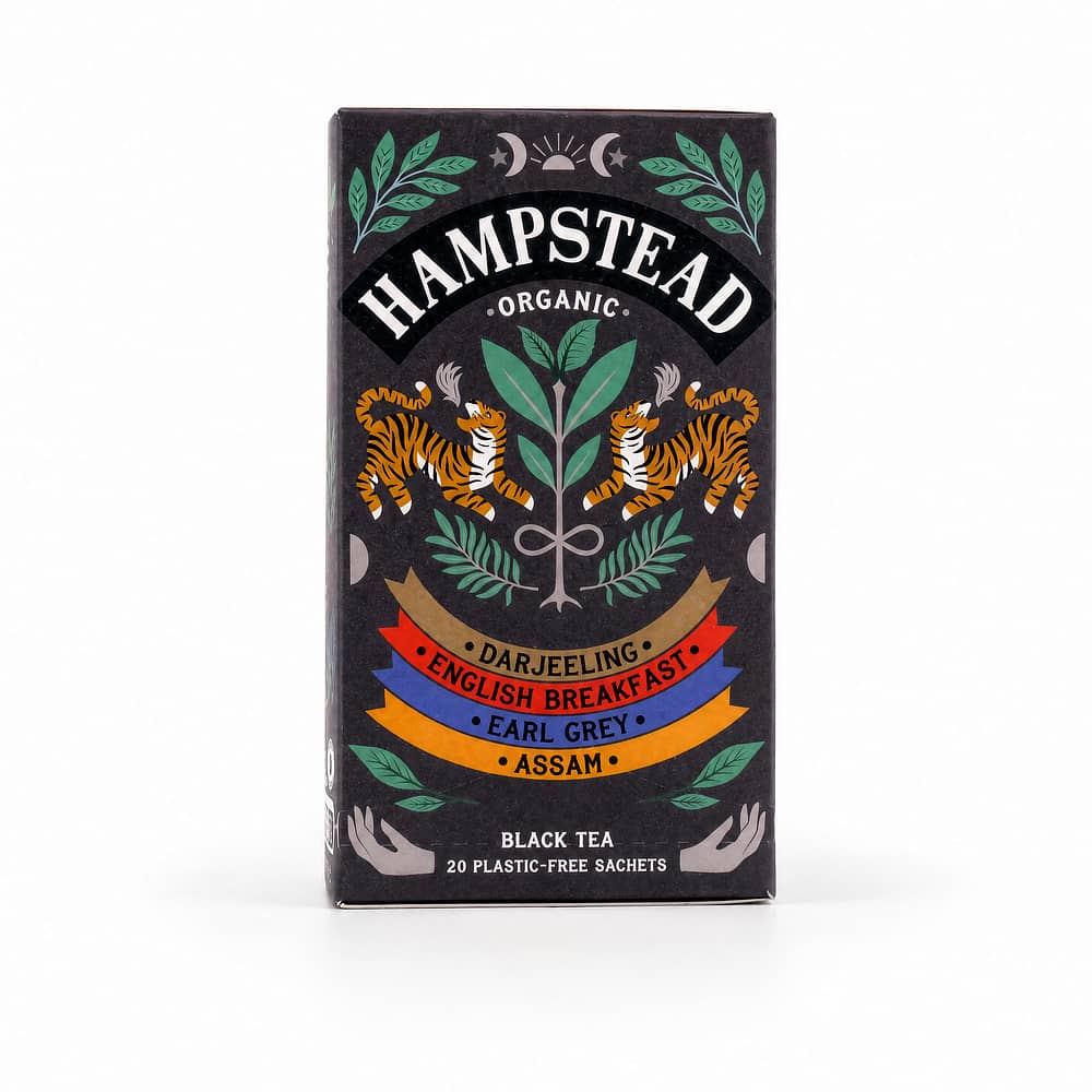 Hampstead Tea BIO Organic Black Tea Selection 20 Teebeutel 40 Gramm Produktbild