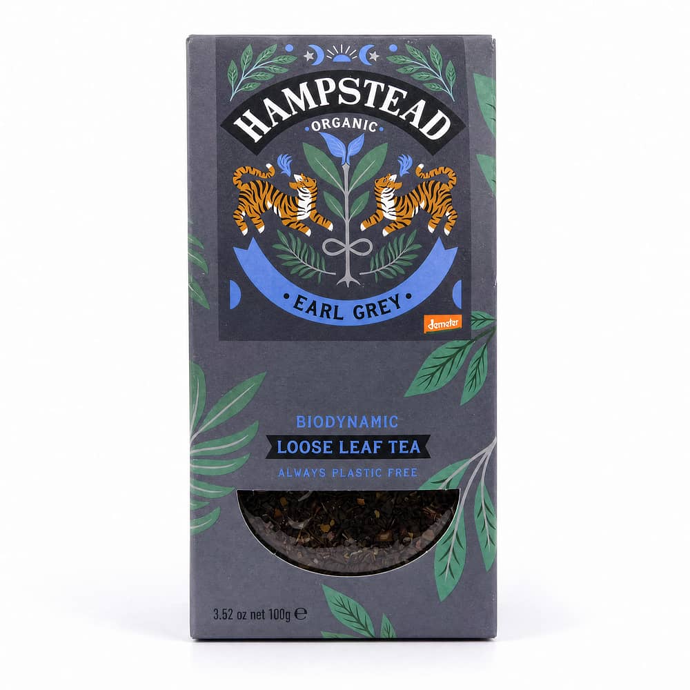 Hampstead Tea BIO Organic Earl Grey loser Tee 100 Gramm Produktbild