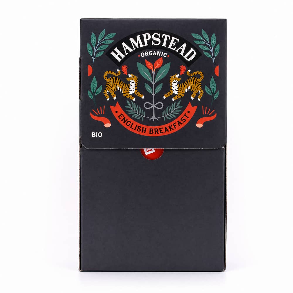 Hampstead Tea BIO Organic English Breakfast Gastropack mit 250 Teebeutel 500 Gramm Produktbild