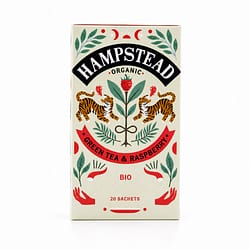 Hampstead Tea BIO Organic Green Tea & Raspberry 20 Teebeutel Produktbild