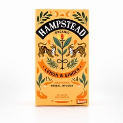 Hampstead Tea BIO Organic Lemon Ginger 20 Teebeutel Produktbild