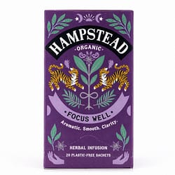 Hampstead Tea Focus Well 20 plastikfreie Teebeutel Produktbild