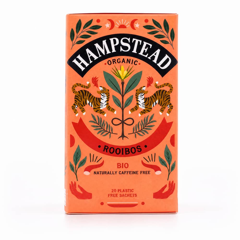 Hampstead Tea Rooibos BIO 20 Teebeutel 40 Gramm Produktbild