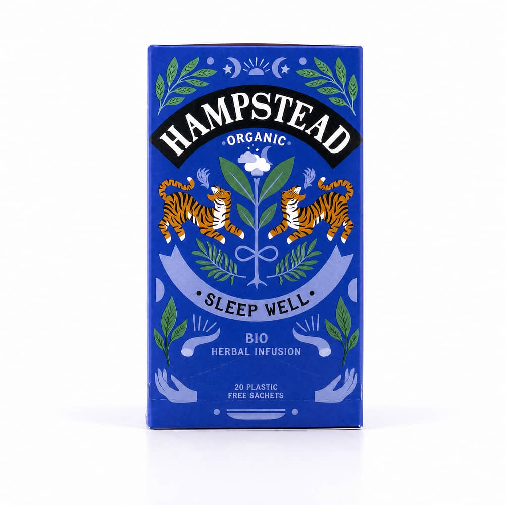Hampstead Tea Sleep Well BIO 20 Teebeutel 25 Gramm Produktbild