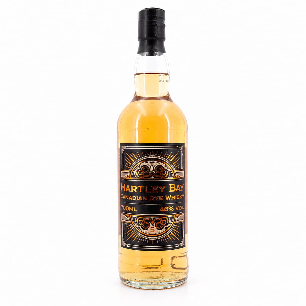 Hartley Bay Canadian Rye Whisky 5 Jahre 2 Jahre Caribean Rum Cask Finish 0,70 Liter/ 46.0% vol Produktbild