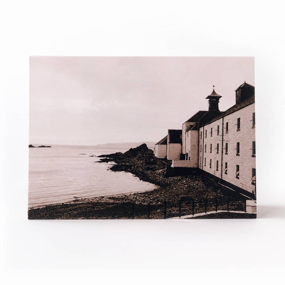 Heinz Fesl Postkarte Laphroaig Destillerie 1 Stück Produktbild