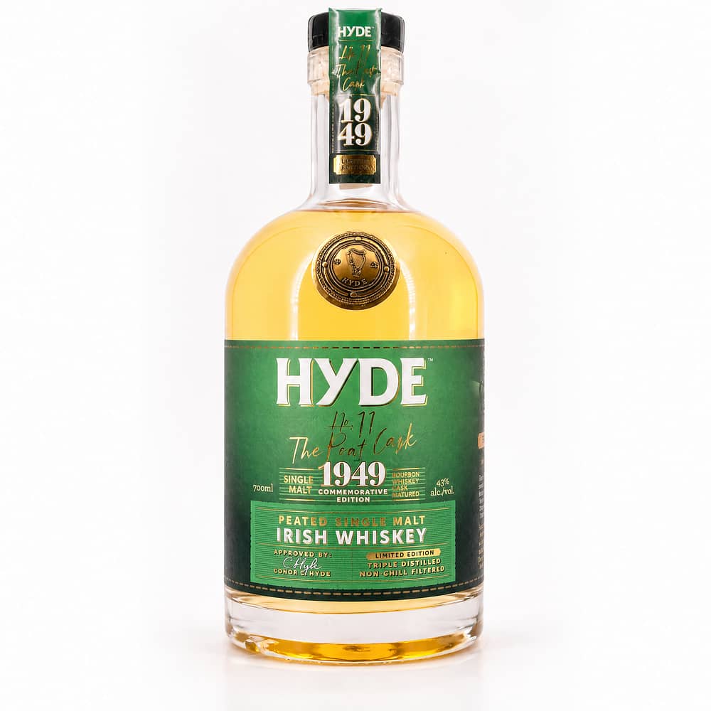 Hyde No. 11 Peated Single Malt Irish Whiskey 0,70 Liter/ 43.0% vol Produktbild