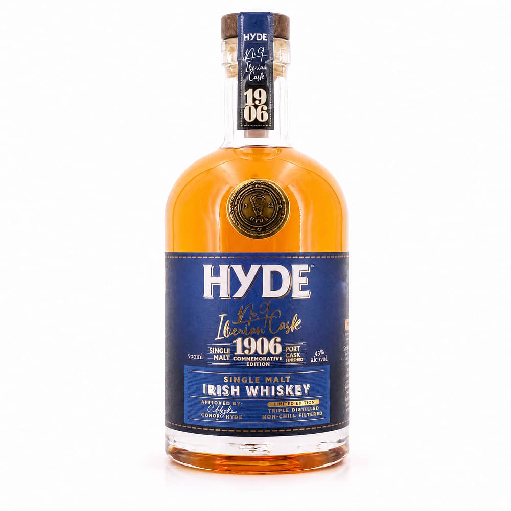 Hyde No. 9 Single Malt Whiskey Port Cask Finished 0,70 Liter/ 43.0% vol Produktbild