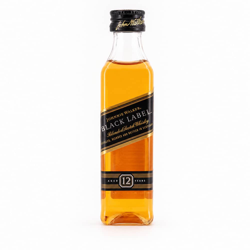 Johnnie Walker 12 Jahre Black Label Miniatur Black Label PET-Flasche 0,050 Liter/ 40.0% vol Produktbild