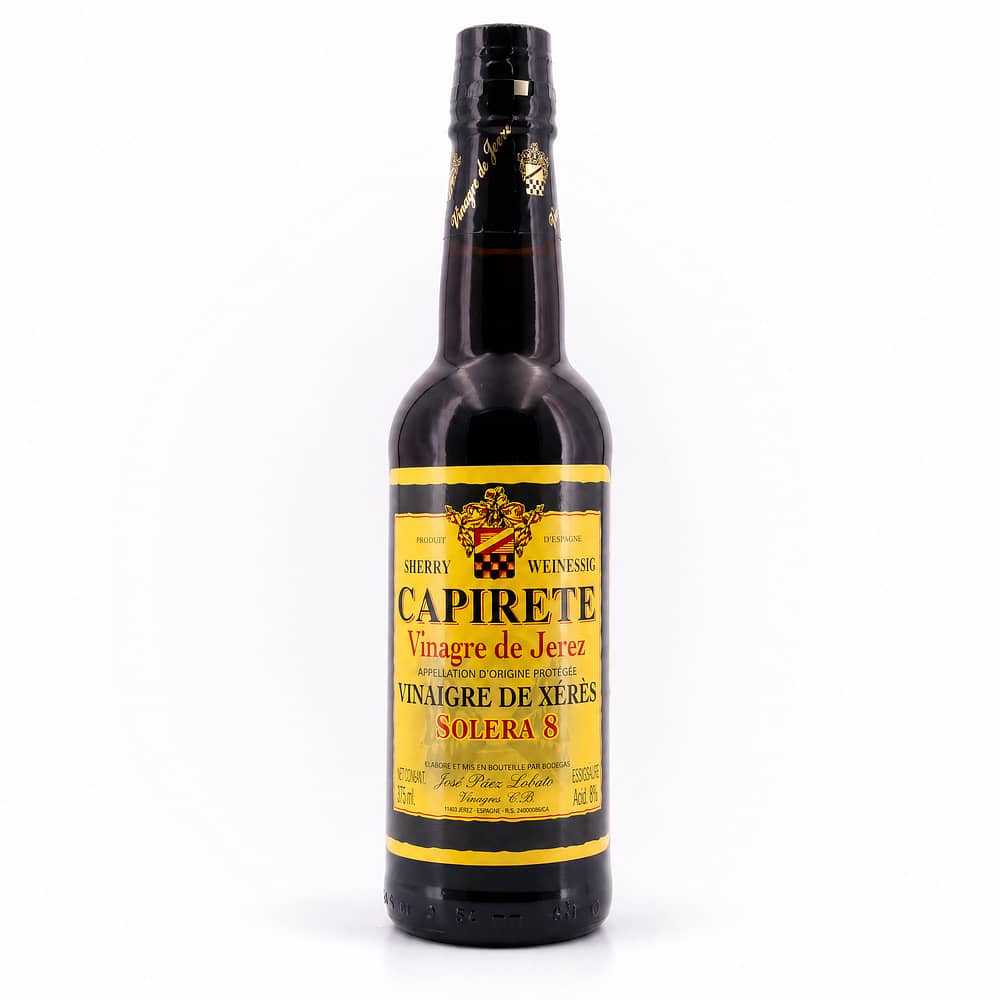 José Páez Lobato Capriete Jerez Essig Solera 8 Sherry Weinessig 0,375 Liter Produktbild