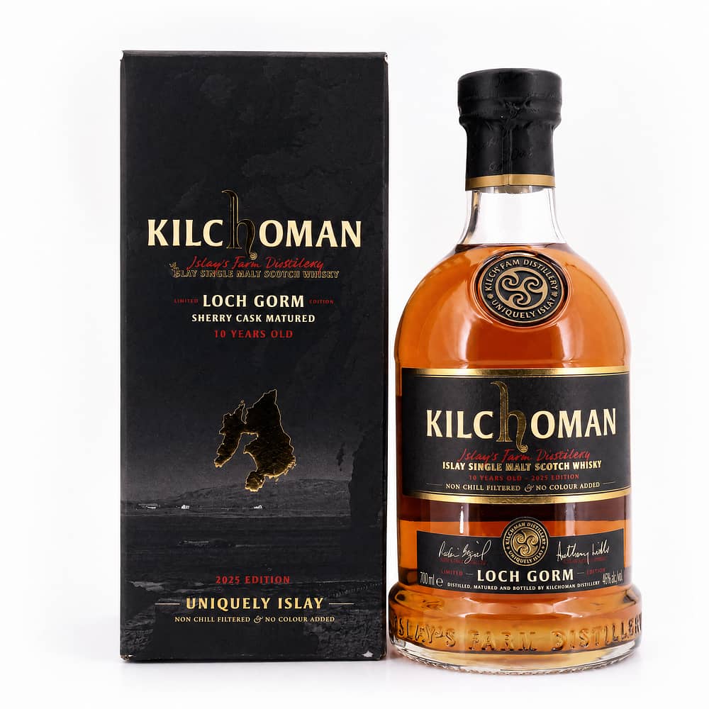 Kilchoman Loch Gorm 2025 10 Jahre Oloroso Sherry Butts 0,70 Liter/ 46.0% vol Produktbild