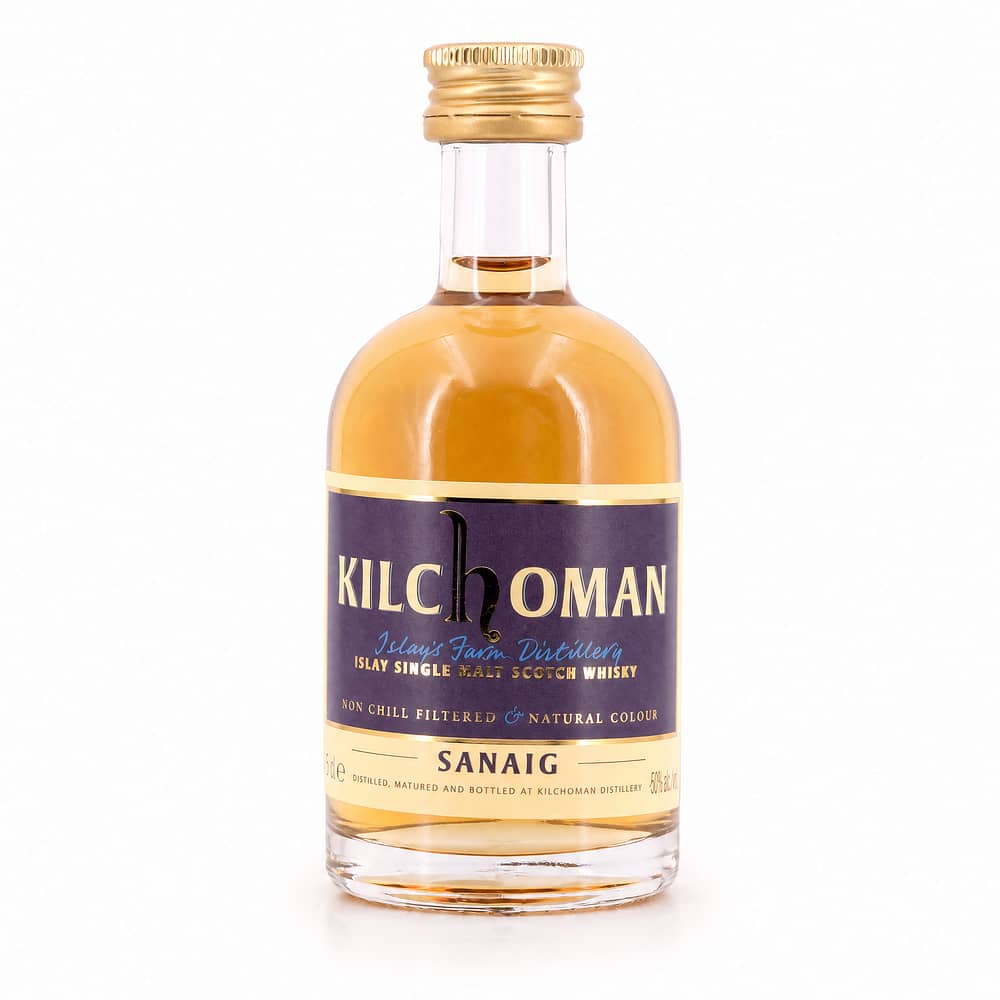 Kilchoman Sanaig Miniatur 0,050 Liter/ 46.0% vol Produktbild