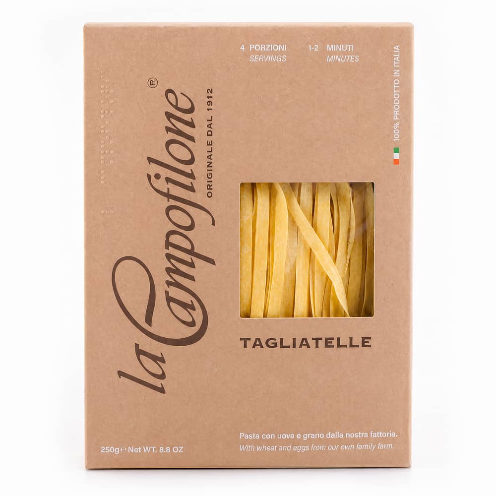 La Campofilone Tagliatelle Eiernudeln 250 Gramm Produktbild