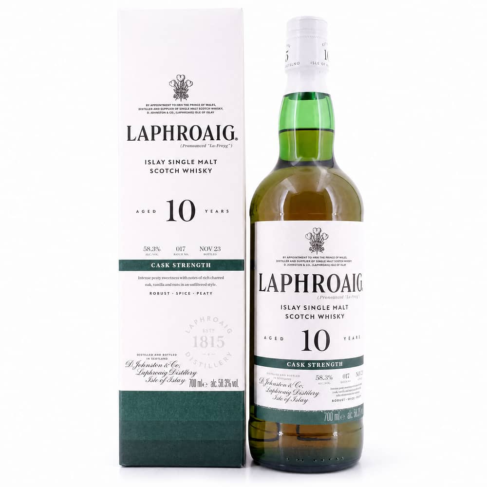 Laphroaig 10 Jahre Cask Strength Batch 17 0,70 Liter/ 58.3% vol Produktbild