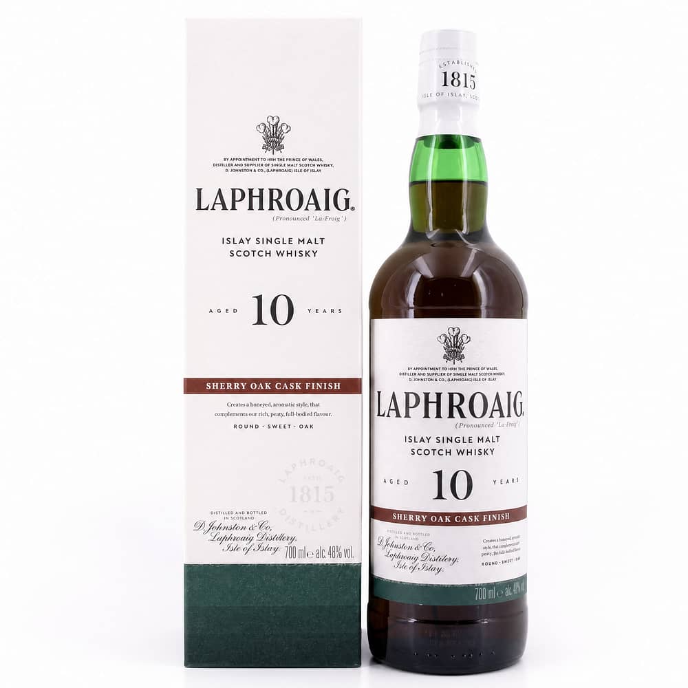 Laphroaig 10 Jahre Sherry Oak Finish 0,70 Liter/ 48.0% vol Produktbild