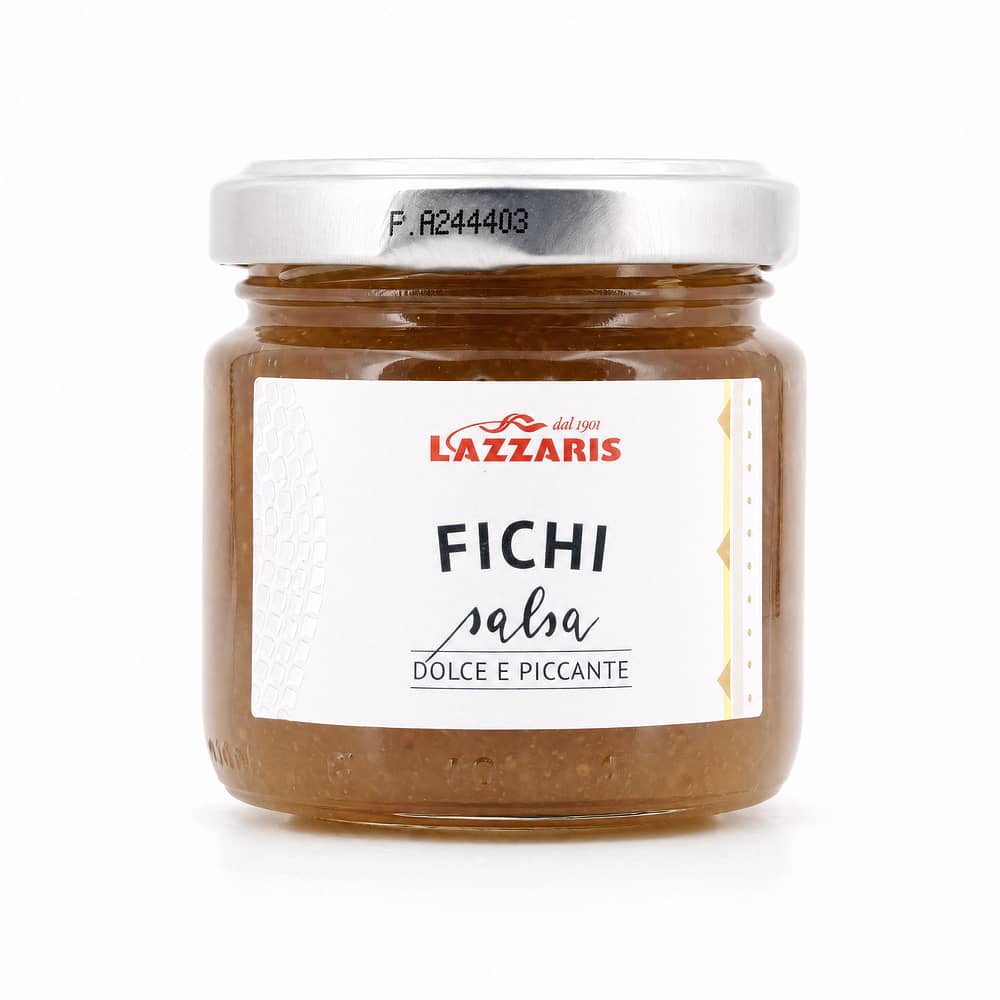 Lazzaris Feigen-Senf-Sauce aus kandierten Früchten 120 Gramm Produktbild