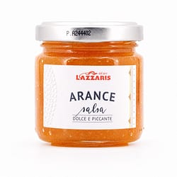 Lazzaris Orangen-Sauce aus kandierten Früchten mit Senfaroma Orangen Sauce Süß-Scharf Produktbild