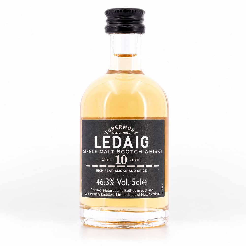 Ledaig 10 Jahre Miniatur 0,050 Liter/ 46.3% vol Produktbild