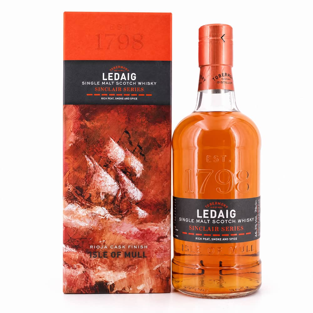 Ledaig Rioja Cask Finish Sinclair Series 0,70 Liter/ 46.3% vol Produktbild