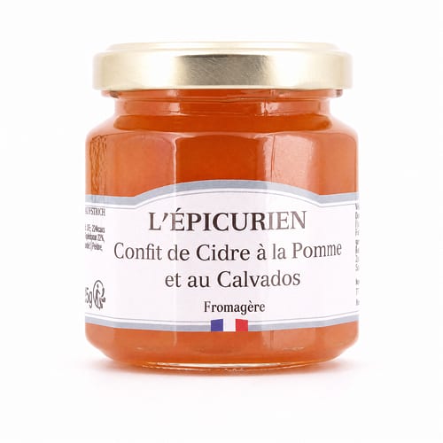 L’Epicurien Apfel-Aufstrich mit Apfelwein und Calvados 125 Gramm/ 2.0% vol Produktbild