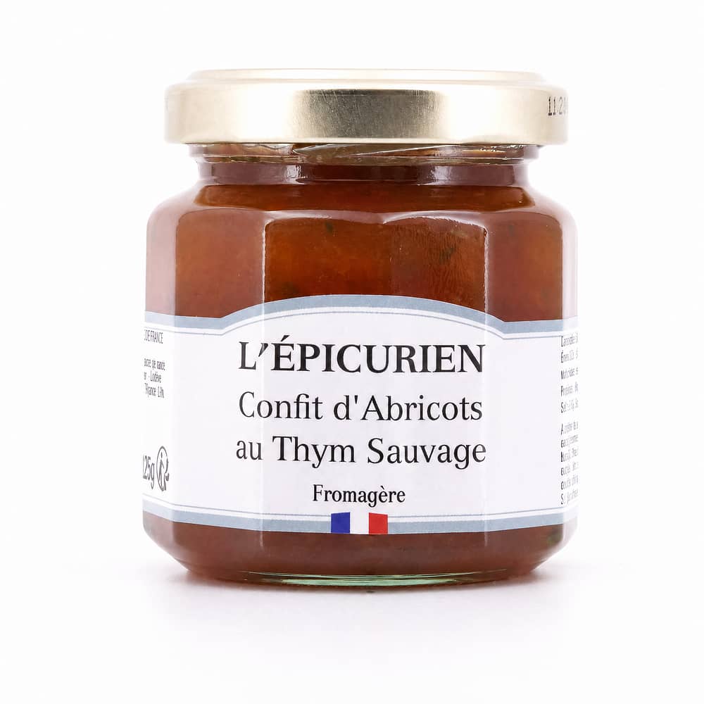 L’Epicurien Aprikose Aufstrich mit Wilder Thymian 125 Gramm Produktbild
