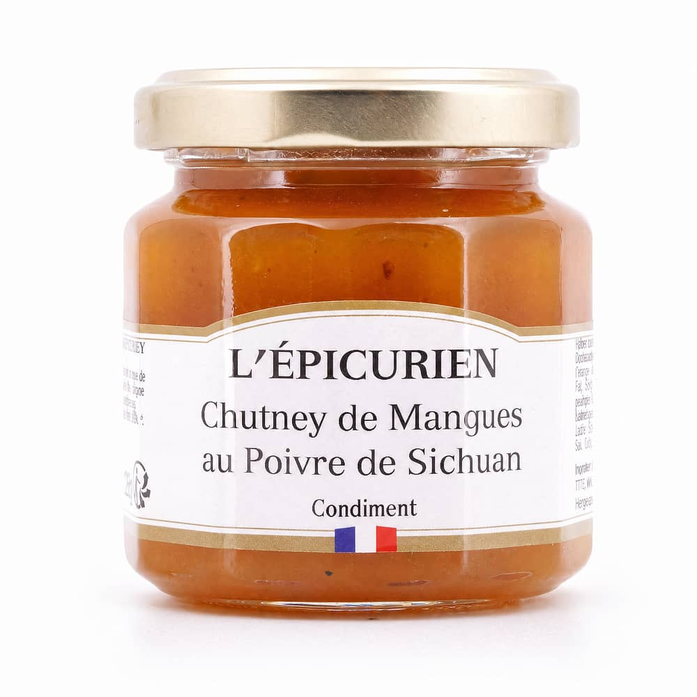 L’Epicurien Mango Chutney mit Sichuan-Pfeffer 125 Gramm Produktbild